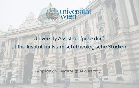 University Assistant (prae doc) at the Institut für Islamisch-theologische Studien