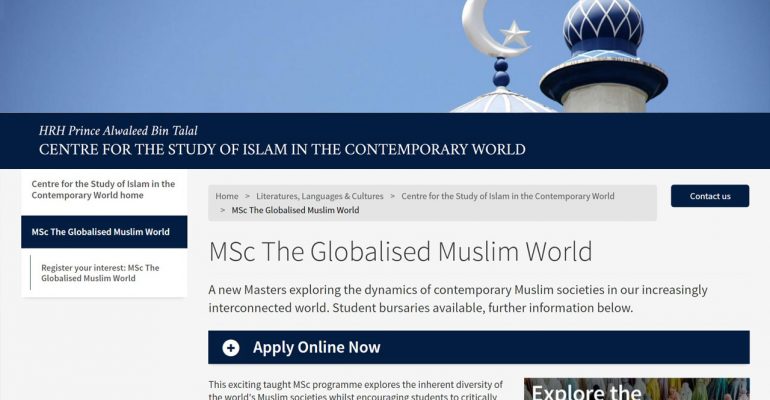 MSc-The-Globalised-Muslim-World
