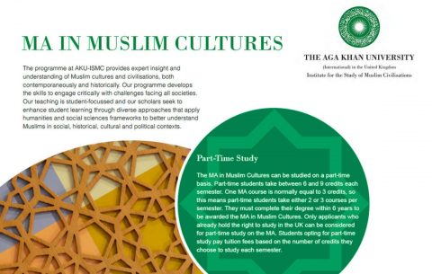 Master of Arts in Muslim Cultures