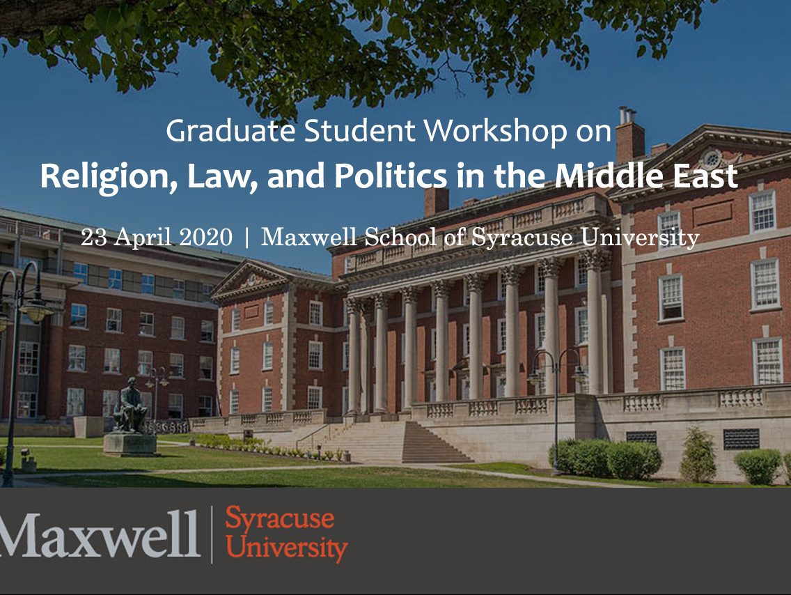 Graduate Student Workshop on Religion, Law, and Politics in the Middle East