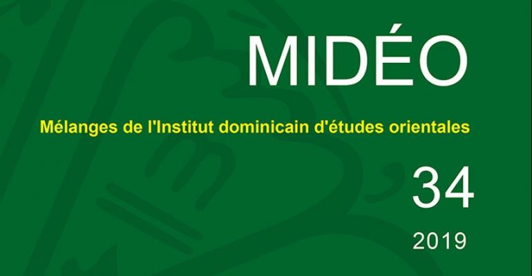 The MIDÉO - Mixtures of the Dominican Institute for Oriental Studies