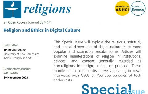 CFP: Special Issue “Religion and Ethics in Digital Culture”