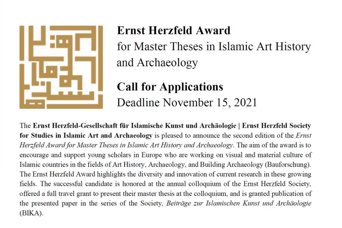 Ernst-Herzfeld-Award-for-Master-Theses-in-Islamic-Art-History