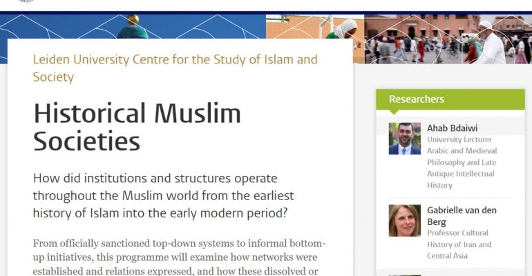 Historical Muslim Societies