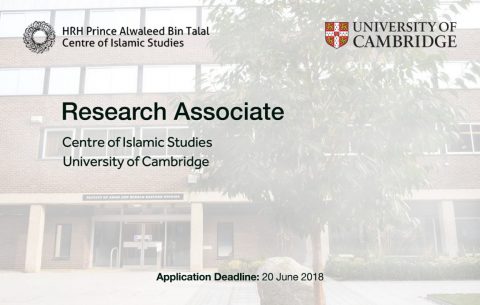 Two Post-Docs to work as Research and Outreach Associates in the Centre of Islamic Studies