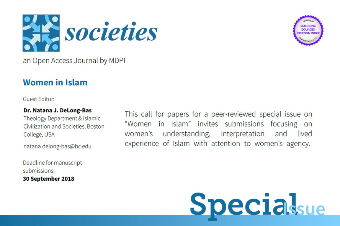 Call for Papers: Special Issue "Women in Islam"