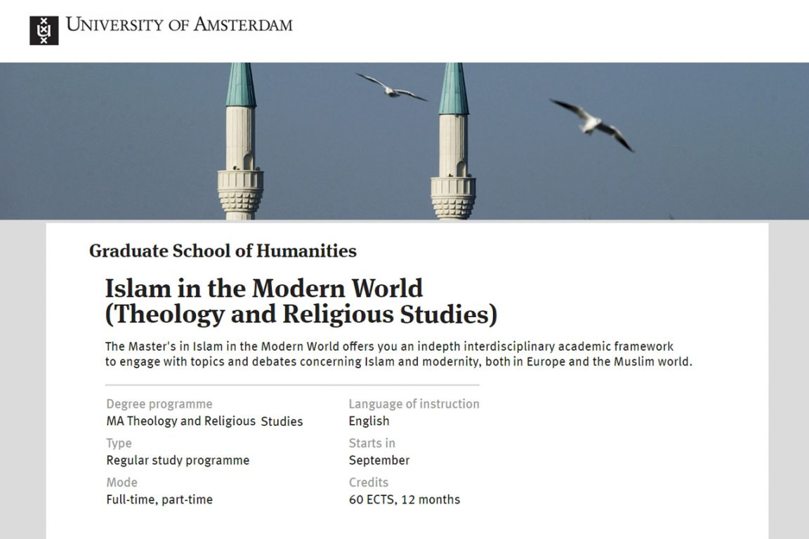 Islam-in-the-Modern-World-UvA-Amsterdam