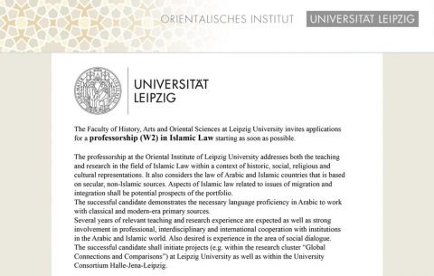 Professorship-in-Islamic-Law-Leipzig-University