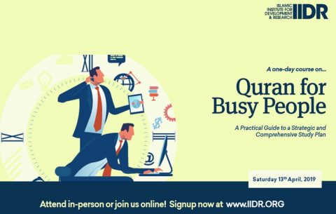 IIDR Course: Quran for Busy People