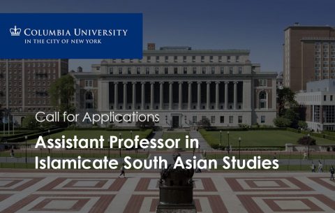 Job Opening: Assistant Professor in Islamicate South Asian Studies