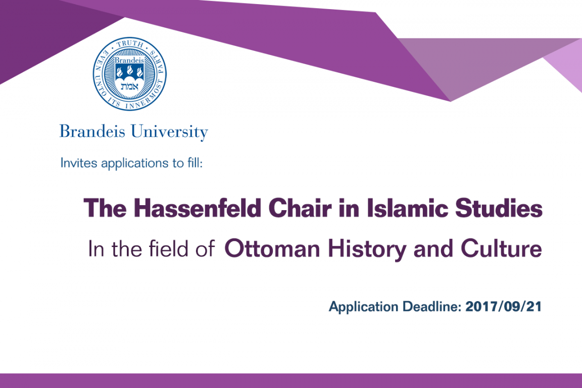 Hassenfeld Chair in Islamic Studies