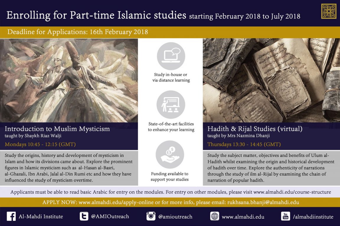 Part-time Islamic Studies