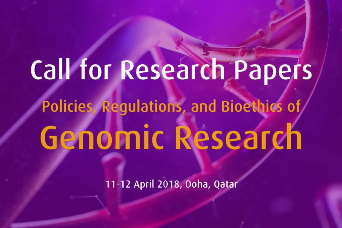 International conference on the Policies, Regulations, and Bioethics of Genomic Research