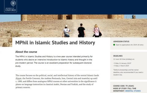 MPhil-in-Islamic-Studies-and-History