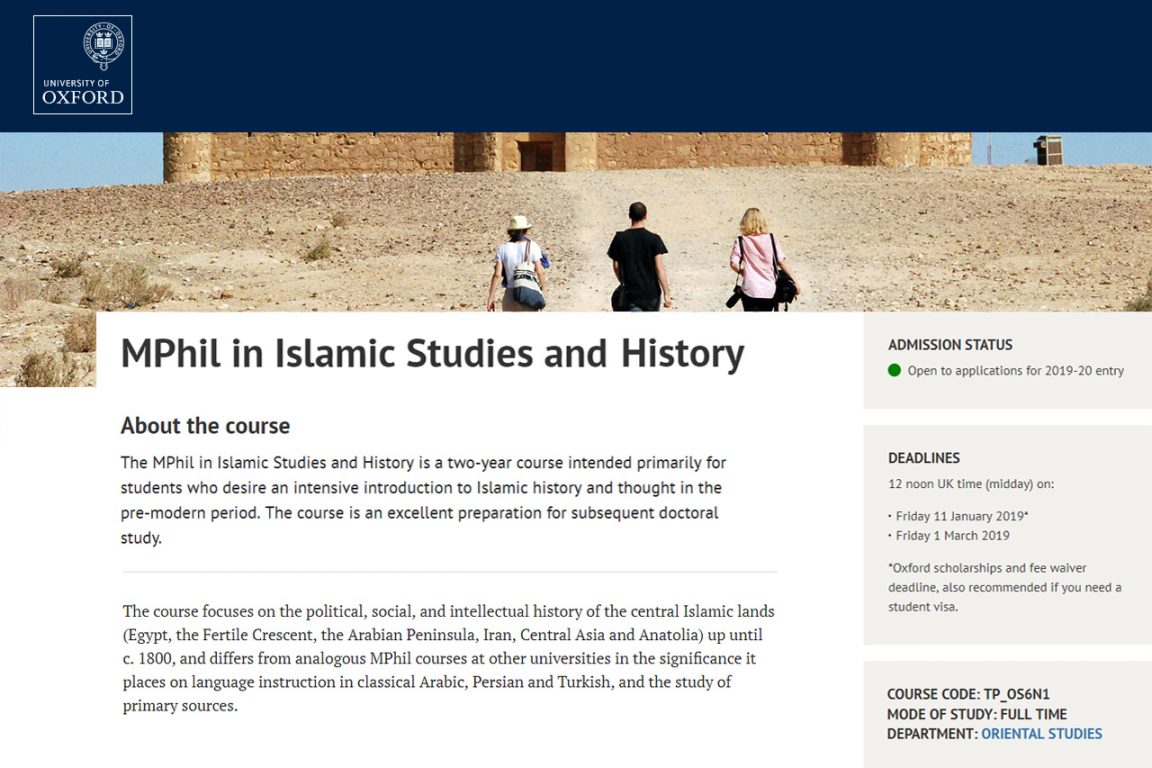MPhil-in-Islamic-Studies-and-History