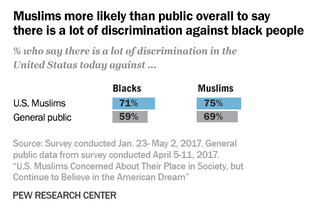 Muslims-more-likely-than-Americans-overal-to-say-blacks-lack-equal-rights