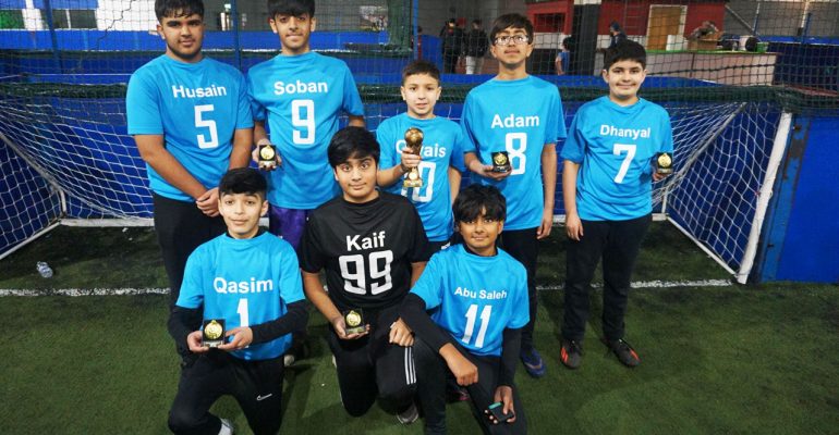 Mosque pupils compete in football tournament, raise funds for Gaza