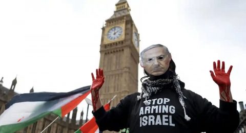 Pro-Palestinian protesters demand immediate end to Gaza hostilities
