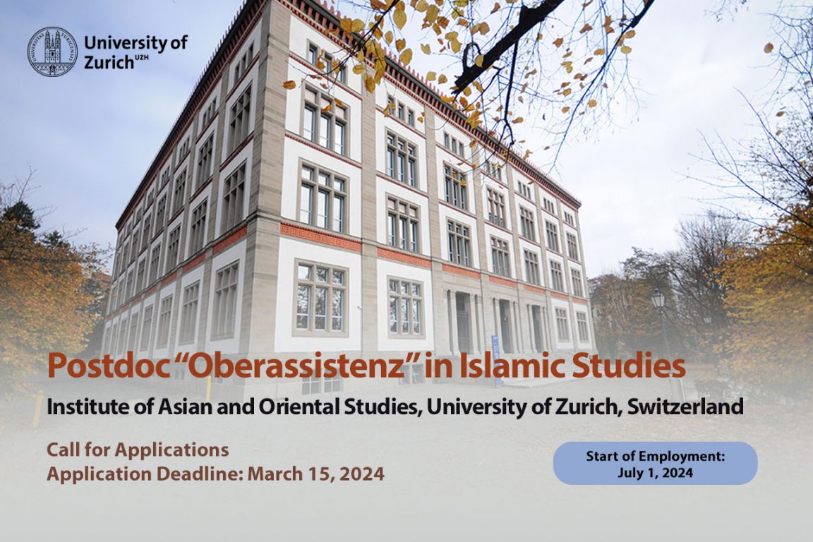 Postdoc “Oberassistenz” in Islamic Studies