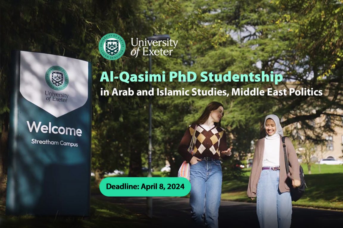 Al-Qasimi PhD Studentship in Arab and Islamic Studies