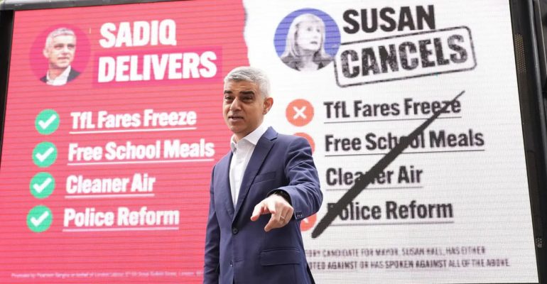 Sadiq Khan wins record third term as Mayor of London