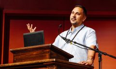 Speaking at Brown, Amer Ahmed shares strategies to confront discrimination, Islamophobia