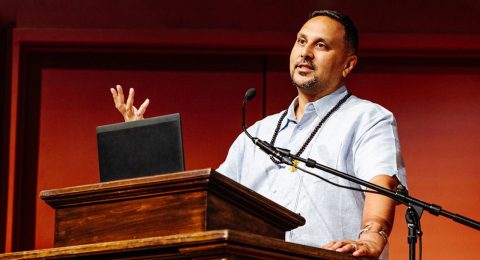 Speaking at Brown, Amer Ahmed shares strategies to confront discrimination, Islamophobia