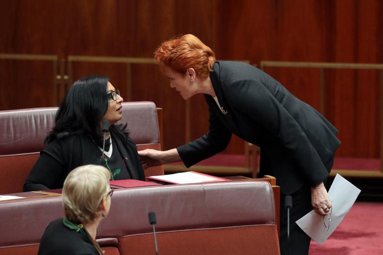 Australian senator grilled in court for racial remarks against Muslim lawmaker