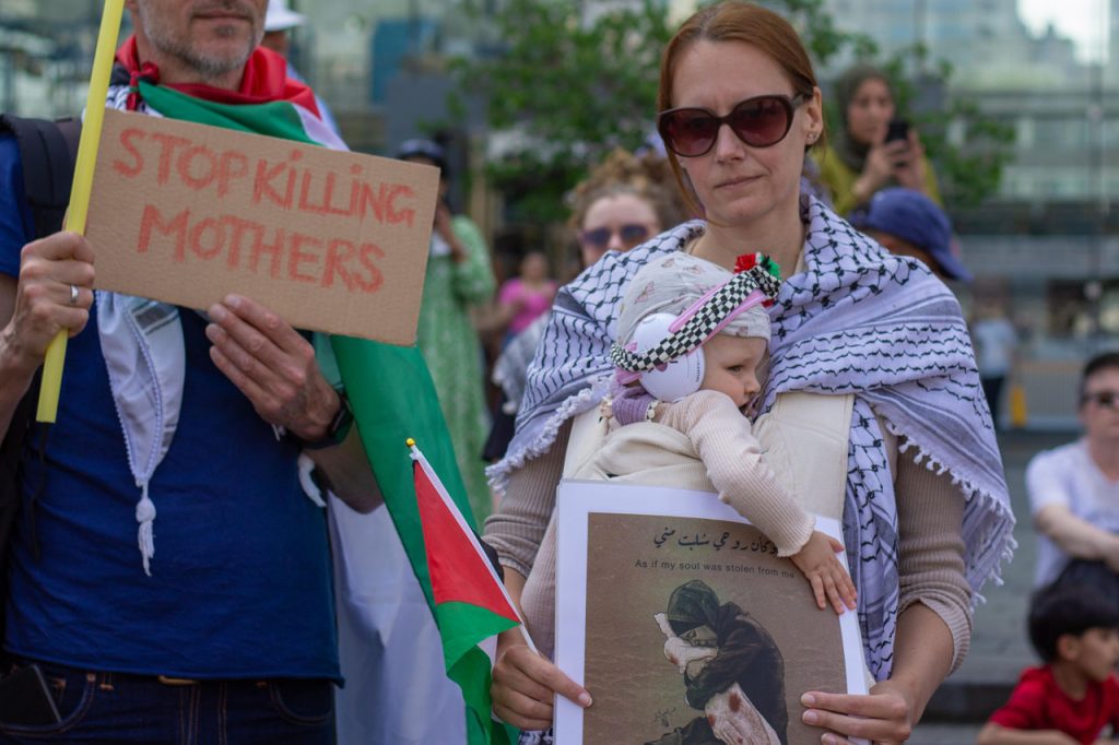 Dutch women stage Mother's Day march in support of Gaza mothers