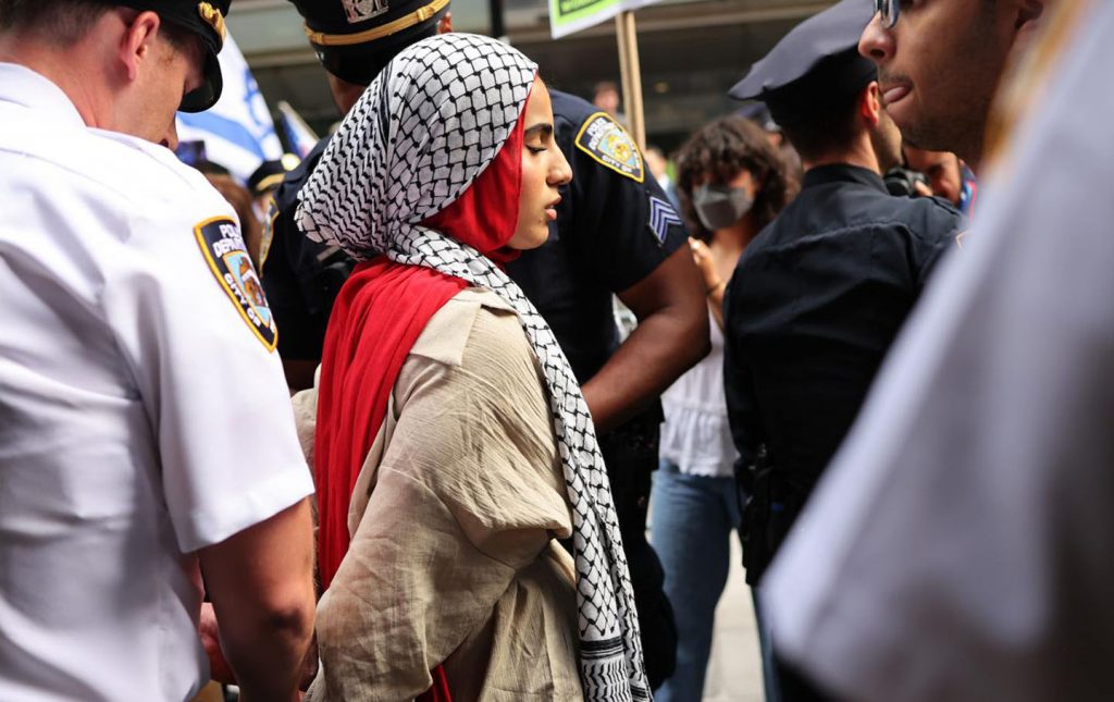 Muslim women are having their hijabs torn off by police all over America