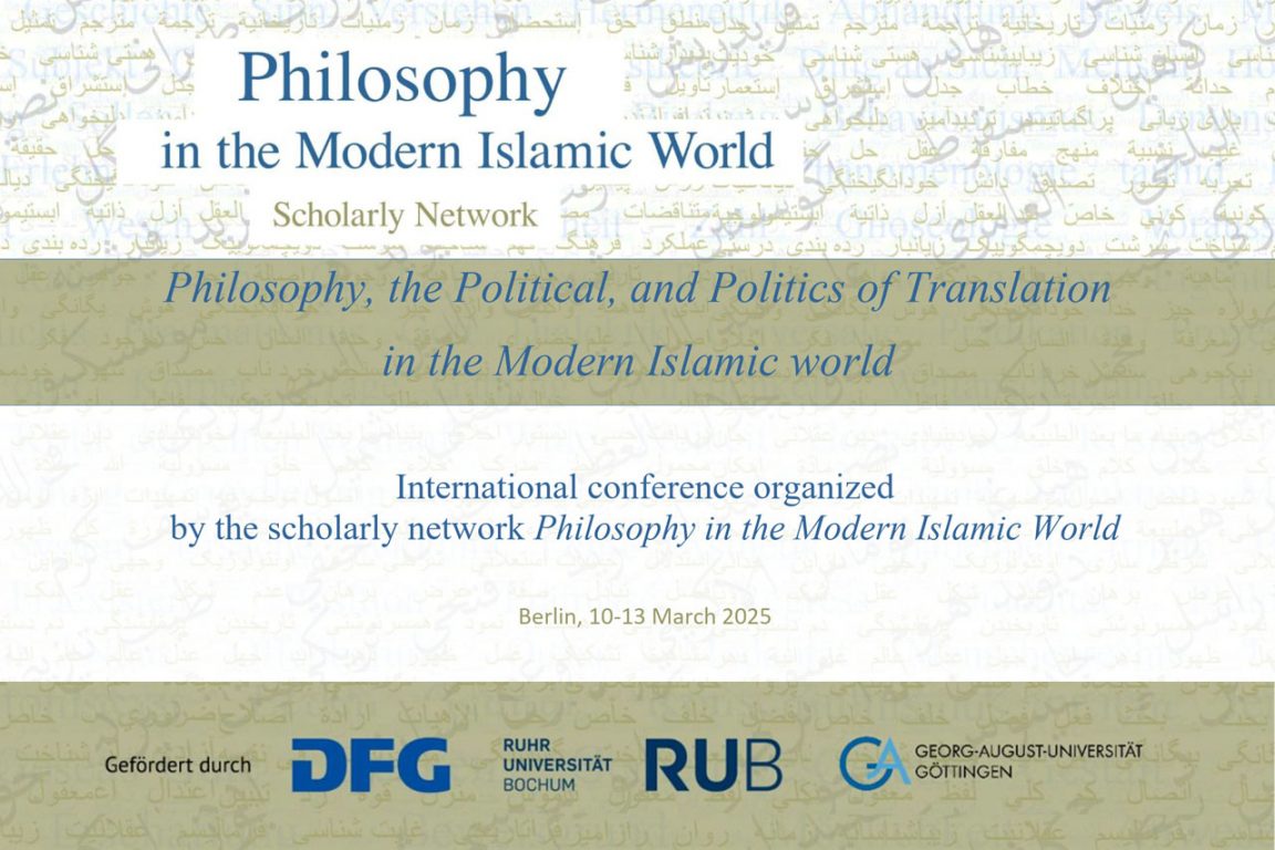 Philosophy, the Political, and Politics of Translation in the Modern Islamic World