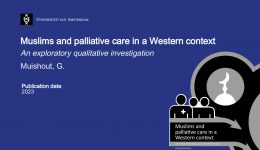 PhD Thesis: “Muslims and palliative care in a Western context”