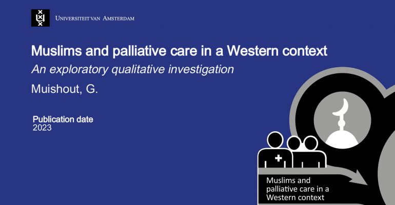 PhD Thesis: “Muslims and palliative care in a Western context”