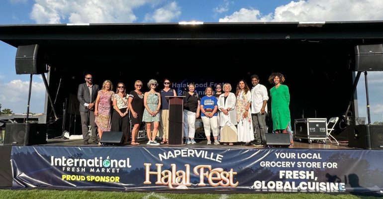 The largest Halal food festival ever held in Naperville broke numerous