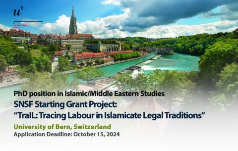 PhD position in Islamic Middle Eastern Studies