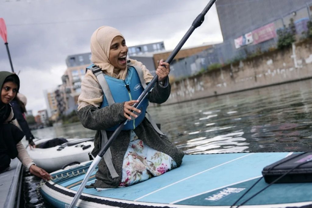 Muslim women in east London break stereotypes in water sports