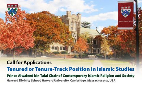 Tenured or Tenure-Track Position in Islamic Studies