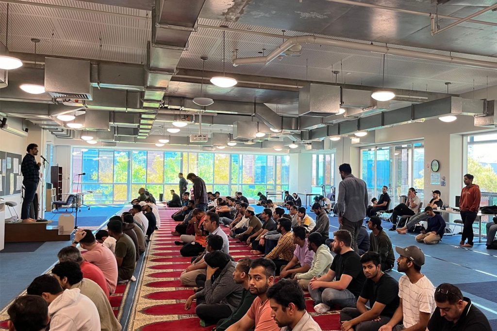 Muslim students protest as university closes prayer room on Fridays