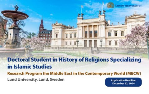 Doctoral Student in History of Religions Specializing in Islamic Studies