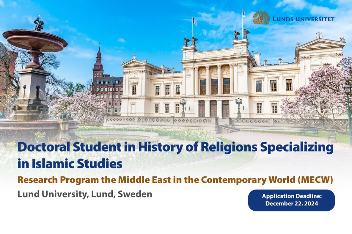 Doctoral Student in History of Religions Specializing in Islamic Studies