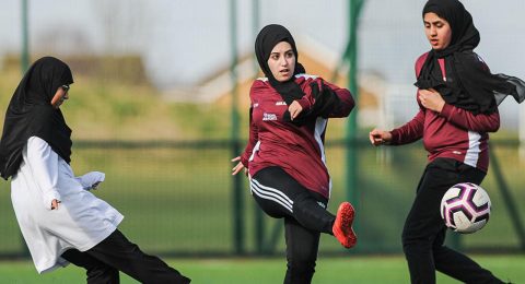 'My hijab is a Superman cape when I play football'