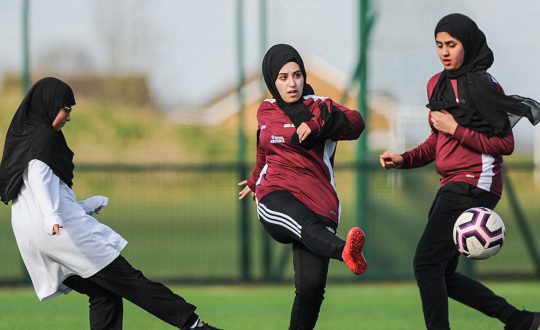 'My hijab is a Superman cape when I play football'