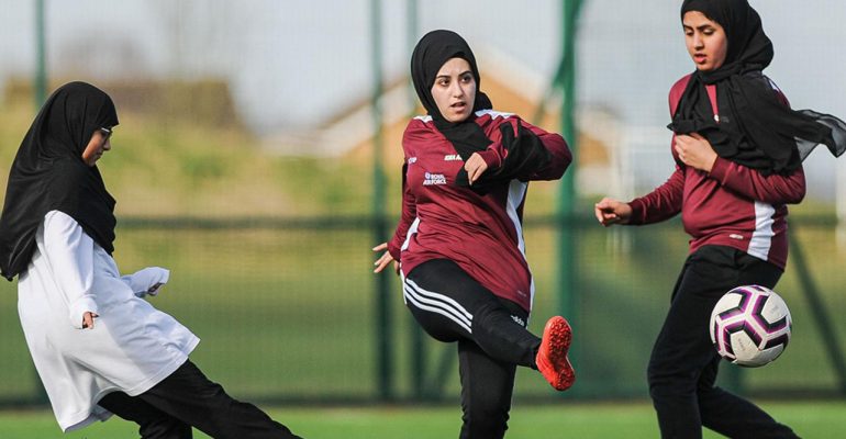 'My hijab is a Superman cape when I play football'