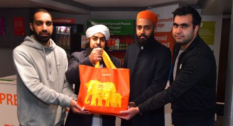 Community fridge at JTI Southfield Square Masjid, Bradford