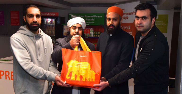 Community fridge at JTI Southfield Square Masjid, Bradford