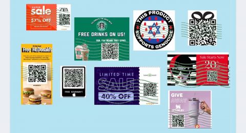 QR codes promising gifts to New Yorkers redirect shoppers to images of Israel's 'genocide'