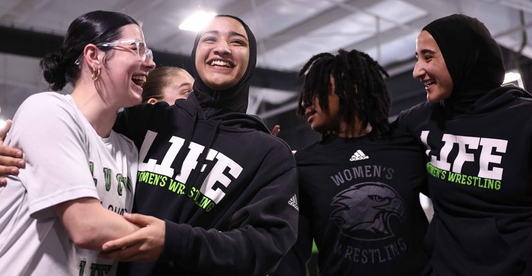Three Muslim sisters helped change rules of American women’s wrestling