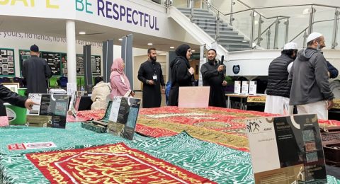Sacred Islamic artefacts go on display at school